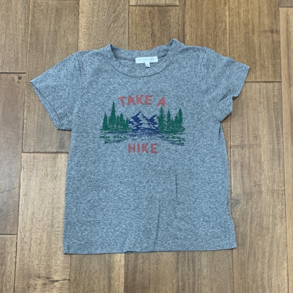 Truly Madly Deeply Gray 'Take a Hike' Tee